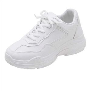 Chunky White Sneakers